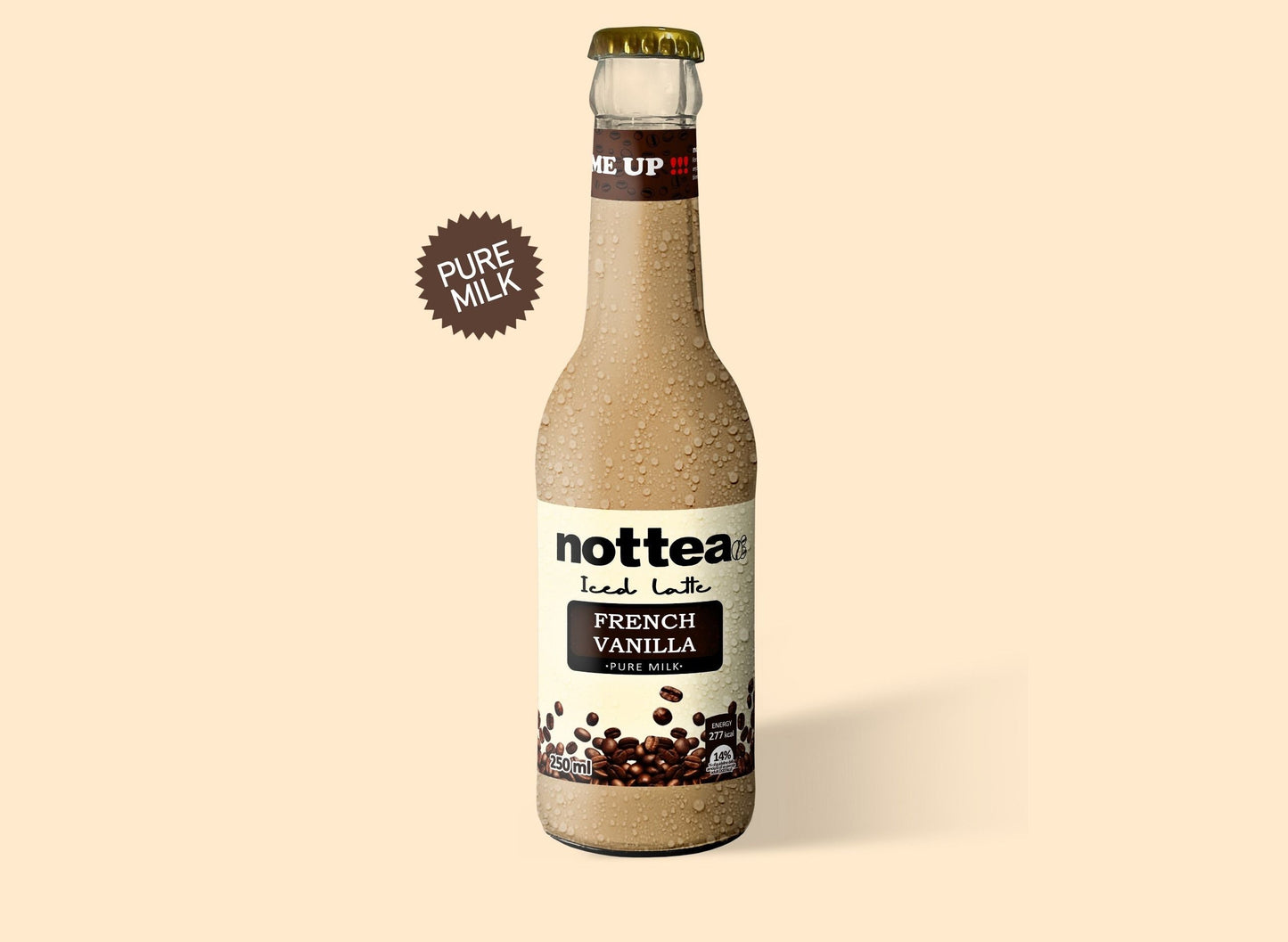 French Vanilla Coffee Iced Latte